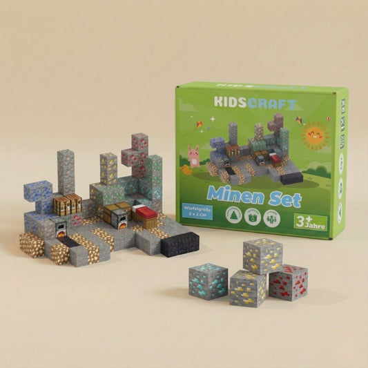 KidsCraft® Minen Set - 128 Bausteine
