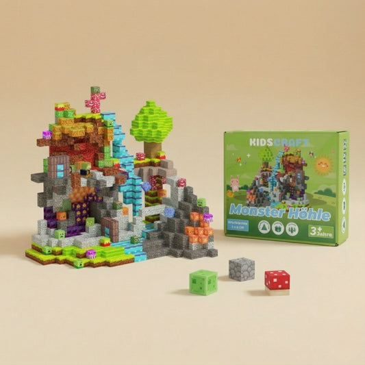 KidsCraft® Monster Höhle - 100 & 150 Bausteine