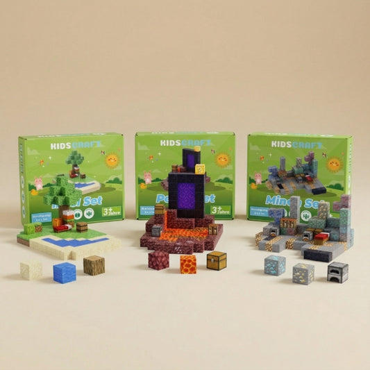 KidsCraft® Bausteine - 128 Magnete